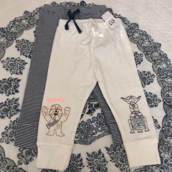 Star Wars Baby Gap Yoda Pants Set NB Newborn OR 0-3M NWT!! - Picture 1 of 7
